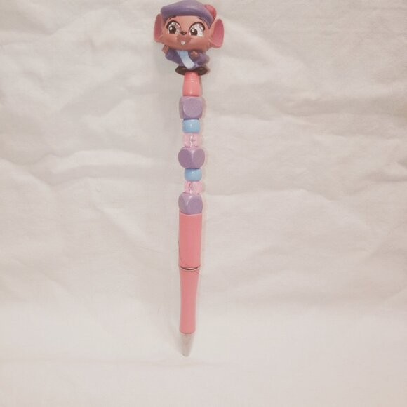 Disney Doorable- Olivia- Handmade Beaded Pen -The Great Mouse Detective - Picture 1 of 2
